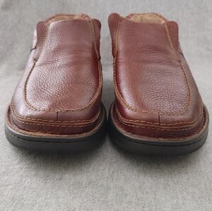 Drew Bexley Men's Size 8.5 6E Wide Leather Slip On Loafer Shoes #43919-60